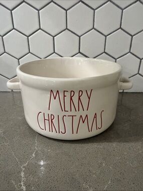 Rae Dunn Merry Christmas soufflé dish
